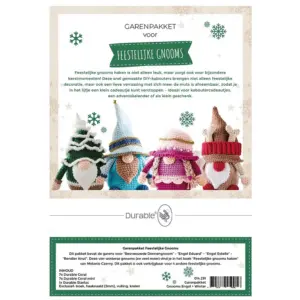 Feestelijke Gnooms haken - Garenpakket Engel- en winter Gnooms | Het Wolhuis