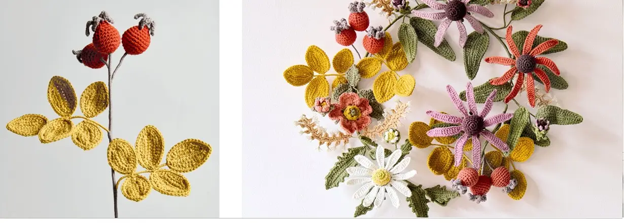 Ricorumi In the Meadow - Materiaal Smalle Hondsroze | Het Wolhuis