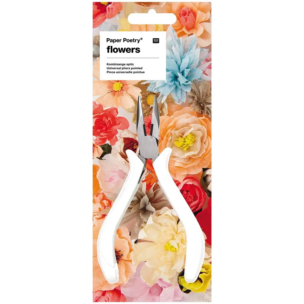 Rico Paper Poetry punttang wit 13 cm | Het Wolhuis Rico Paper Poetry punttang wit 13cm | Het Wolhuis