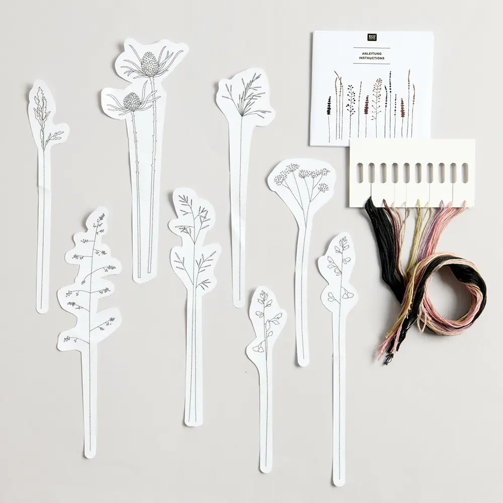 Rico Stick & Stitch-Pakket, Bloemen en Grassen XL - 100436 | Het Wolhuis Rico Stick & Stitch-Pakket, Bloemen en Grassen XL - 100436 | Het Wolhuis