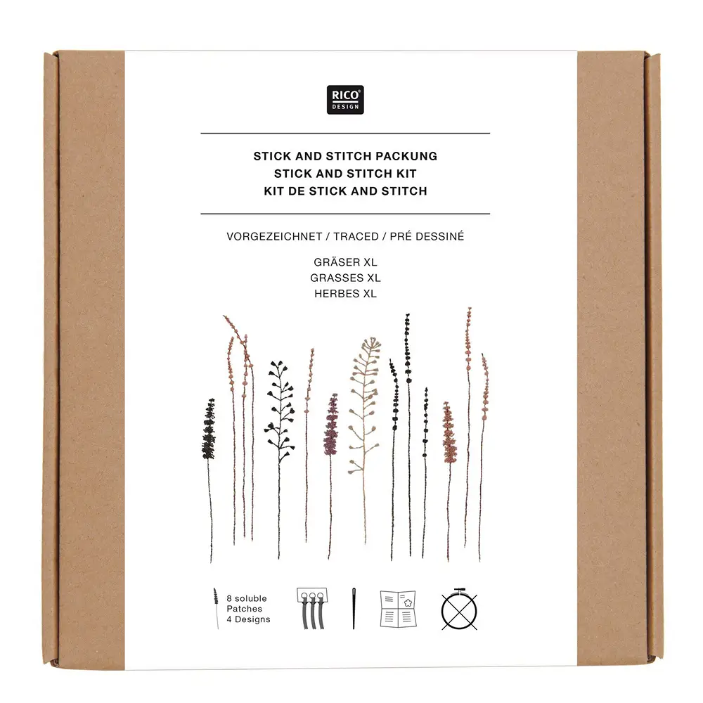 Rico Stick & Stitch Pakket, Grassen, XL - 100435 | Het Wolhuis Rico Stick & Stitch Pakket, Grassen, XL - 100435 | Het Wolhuis
