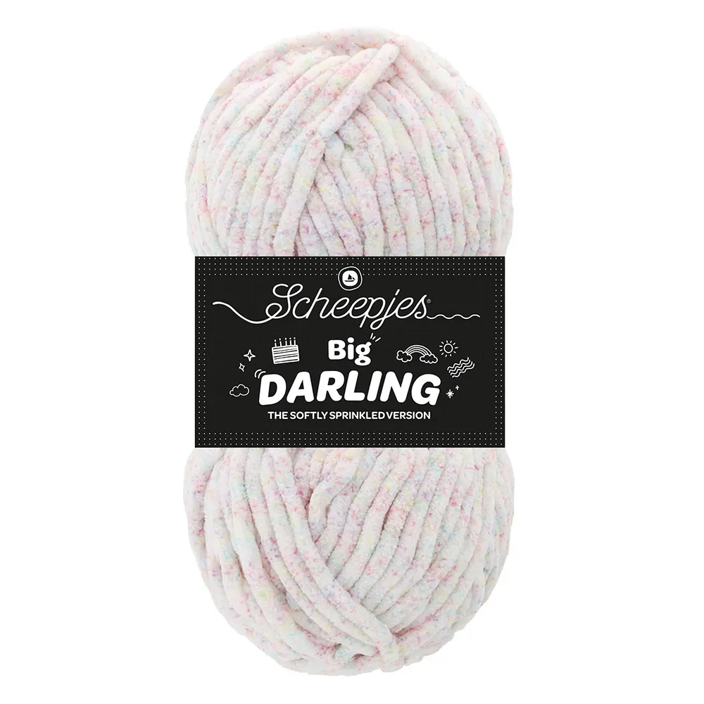 Scheepjes Big Darling Sprinkled | Het Wolhuis Scheepjes Big Darling Sprinkled - 01 Snow Cone | Het Wolhuis
