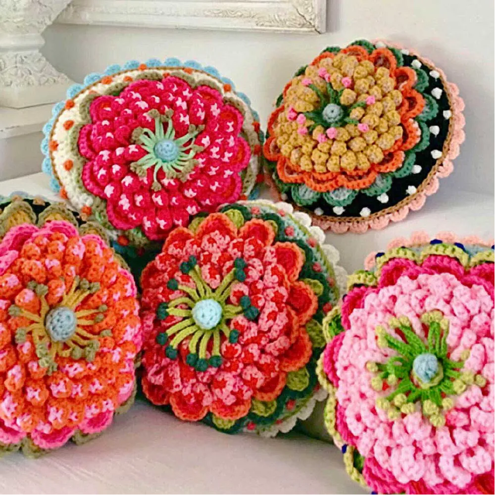 Workshop haken met Adinda Zoutman (7 november) | Het Wolhuis workshop adinda zoutman dahlia kussen