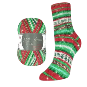 Rellana Flotte Socke 4f. Christmas Metallic 2026 | Het Wolhuis