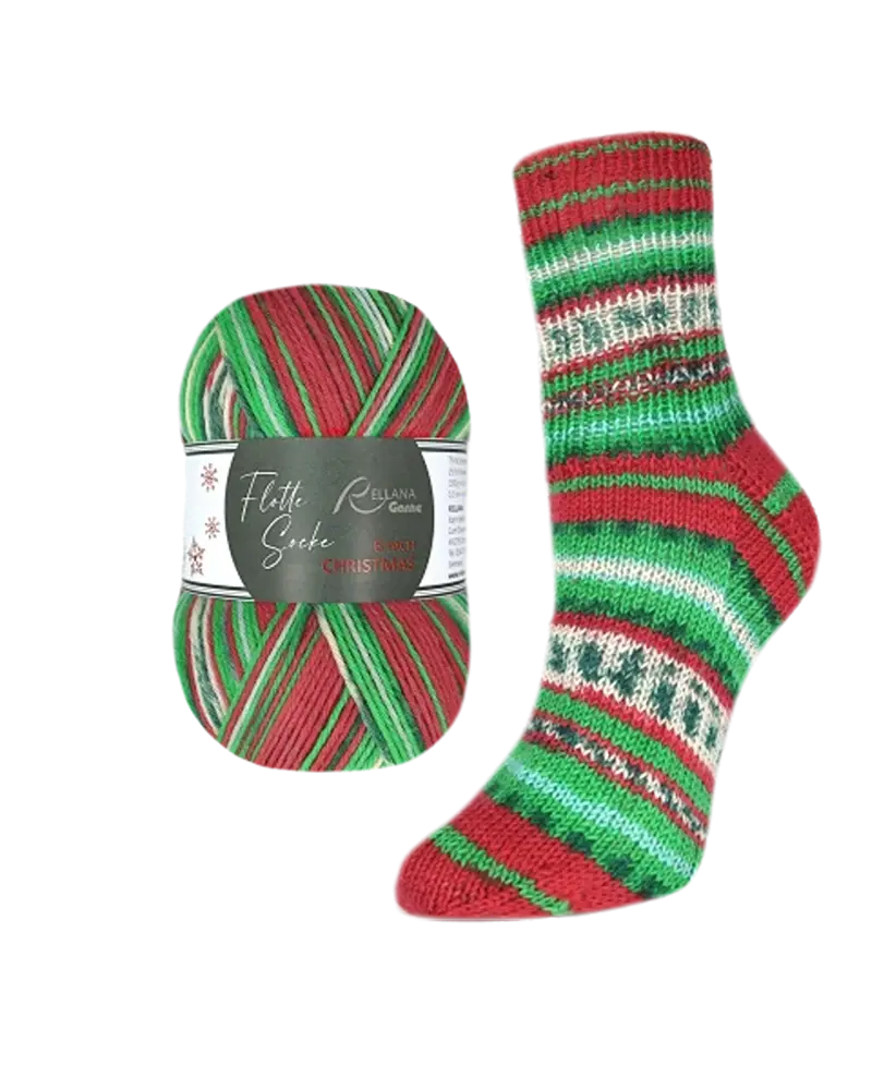 Rellana Flotte Socke 6f. Christmas 2026 | Het Wolhuis Rellana Flotte Socke 6f. Christmas 2026 | Het Wolhuis