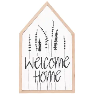 Rico - Borduurpakket Welcome Home Grassen,16x27cm - 100434 | Het Wolhuis
