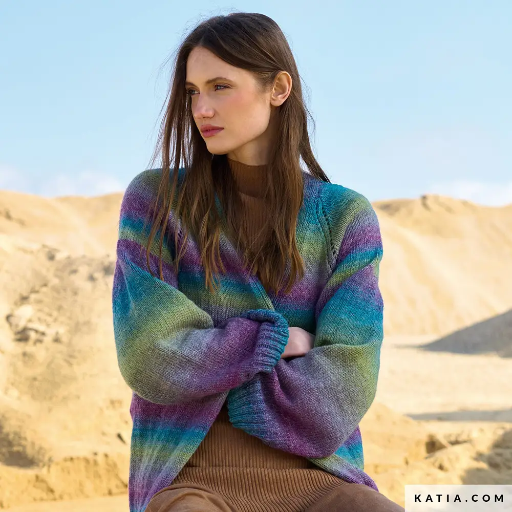 Katia - Lang vest met bottom-up van Azteca Fine & Socks | Het Wolhuis Katia - Lang vest met bottom-up van Azteca Fine & Socks | Het Wolhuis