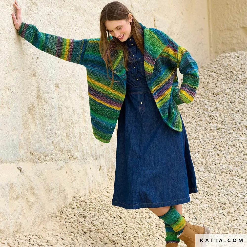 Katia - Vest met structuur van Azteca Fine & Socks | Het Wolhuis Katia - Vest met structuur van Azteca Fine & Socks | Het Wolhuis