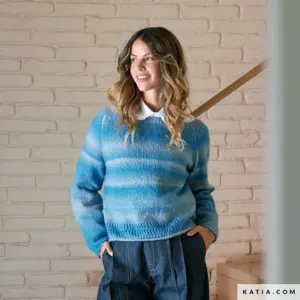Katia - Top-Down trui Cashmina Pailletes | Het Wolhuis
