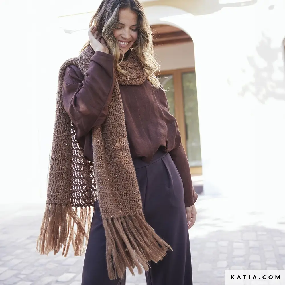 Katia - Sjaal van Silky Mohair en Perla | Het Wolhuis Katia - Sjaal van Silky Mohair en Perla | Het Wolhuis