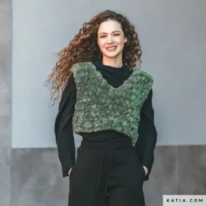 Katia - Spencer met faux fur-effect polar extreme | Het Wolhuis