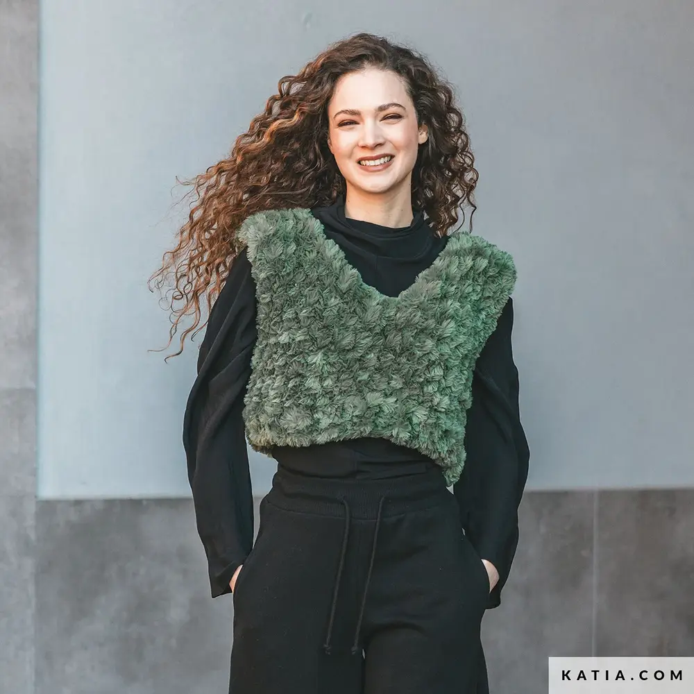 Katia - Spencer met faux fur-effect polar extreme | Het Wolhuis Katia - Spencer met faux fur-effect polar extreme | Het Wolhuis