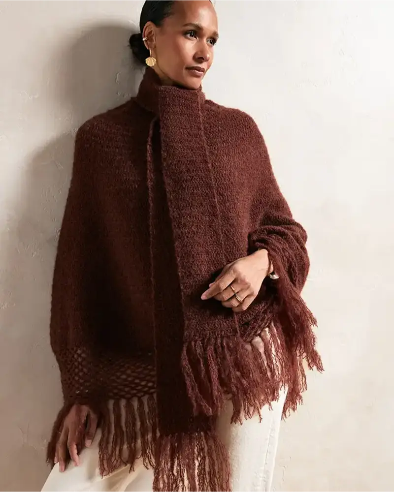 Phildar - Poncho en sjaal Aurélia - 279-11 | Het Wolhuis Phildar - Poncho en sjaal Aurélia - 279-11 | Het Wolhuis