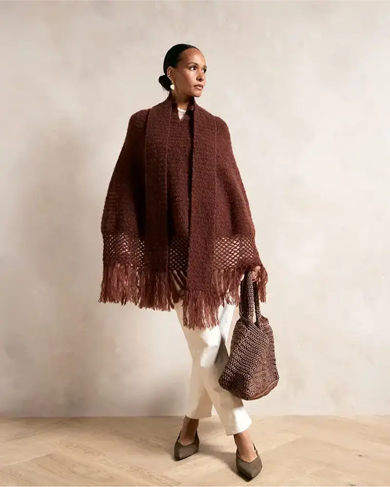 Phildar - Poncho en sjaal Aurélia - 279-11 | Het Wolhuis Phildar - Poncho en sjaal Aurélia - 279-11 | Het Wolhuis