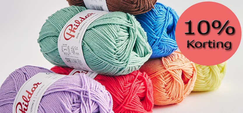 Weekenaanbieding: Phildar Phil Coton 3 - 10% korting