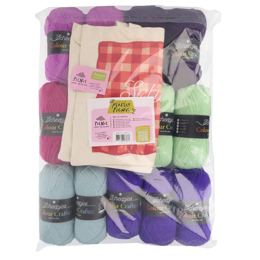 Scheepjes Perfect Picnic CAL 2026 - Kit Colour Crafter | Het Wolhuis Scheepjes Perfect Picnic CAL 2026 - Kit Colour Crafter - Aurora | Het Wolhuis