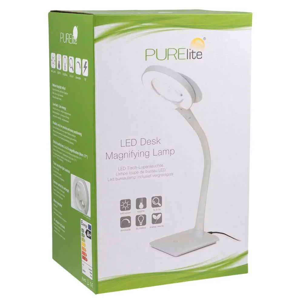 PURElite LED dimbare bureau loeplamp - CFPL8289E | Het Wolhuis PURElite LED dimbare bureau loeplamp - CFPL8289E | Het Wolhuis