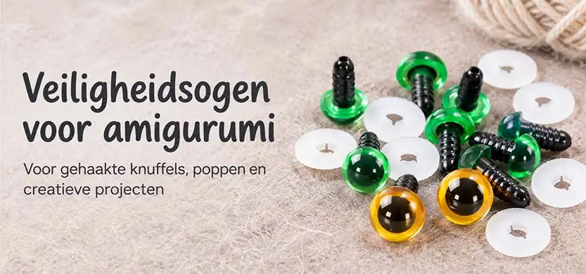 Veiligheidsoogjes voor amigurumi | Het Wolhuis