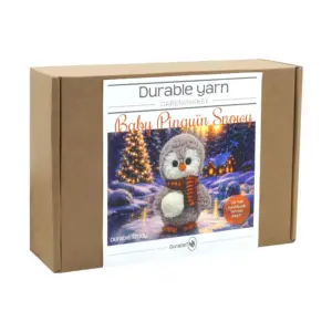 Winterpret - Garenpakket Baby Pinguïn Snowy | Het Wolhuis